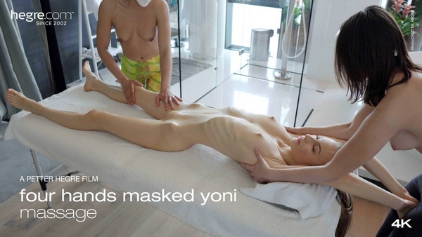 [Hegre-Art] Jolie - Four Hands Masked Yoni Massage