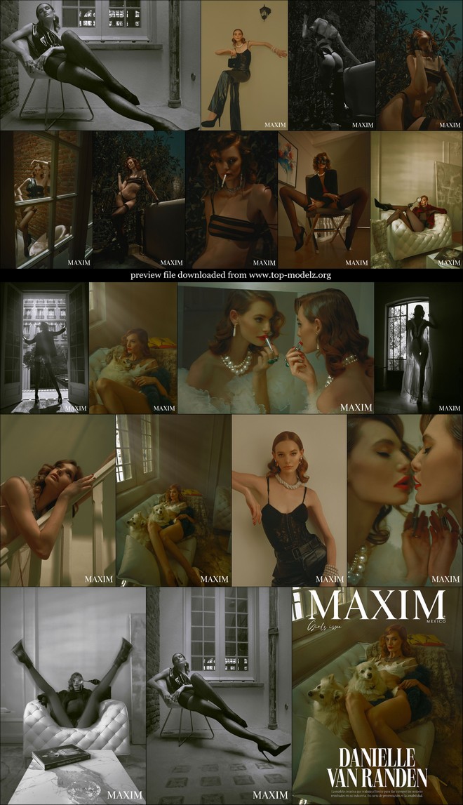 Danielle van Randen - Una Bella Mujer / Maxim Mexico, May 2021 - The Girls Issue