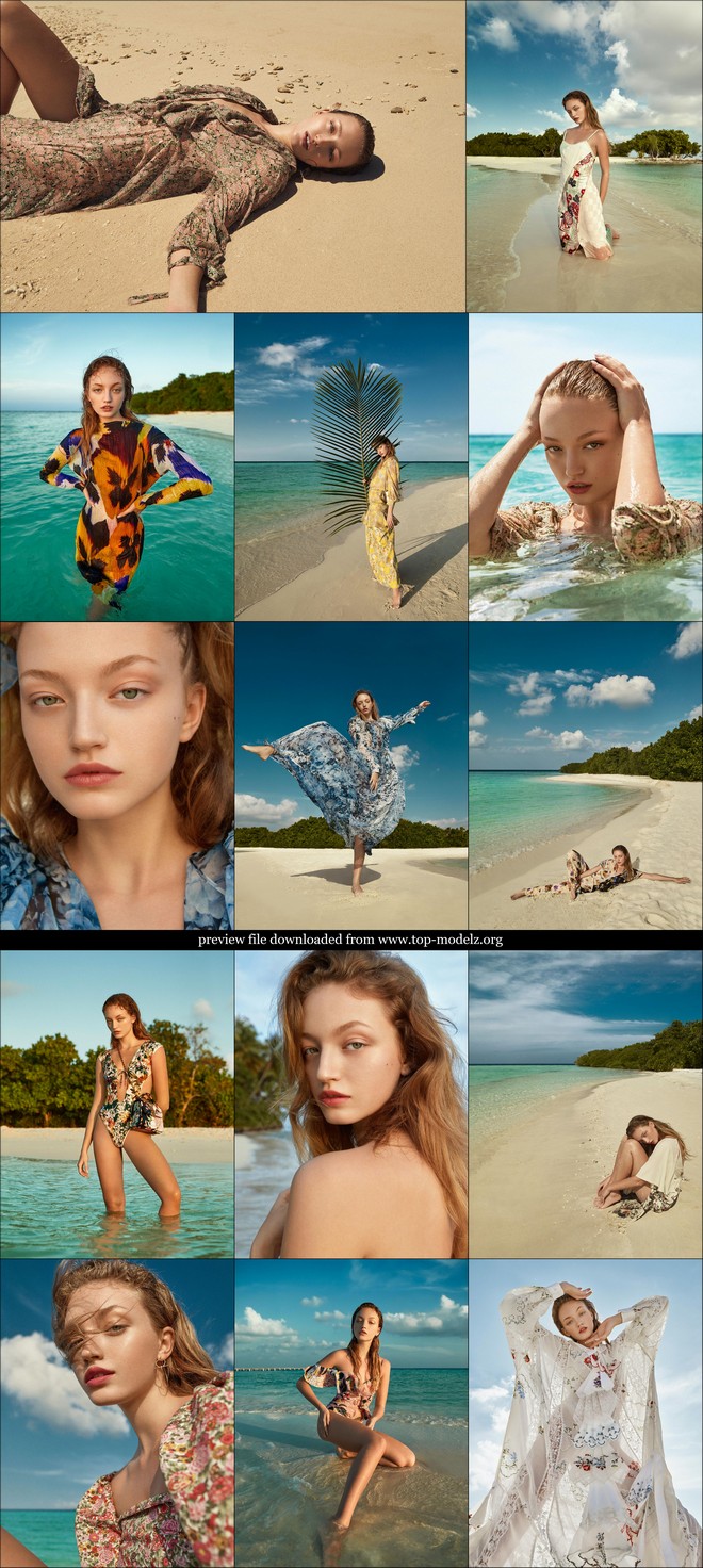 Kate Konlin - Solo on the Beach (Harper's Bazaar Hong Kong)