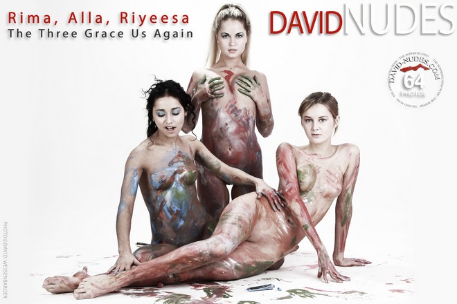 [DavidNudes] Rima, Alla, Riyeesa - The Three Grace Us Again