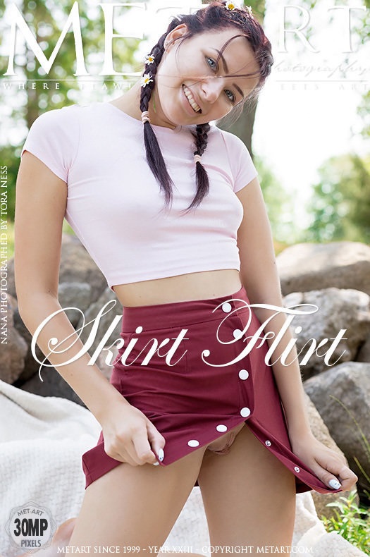 [Met-Art] Nana - Skirt Flirt