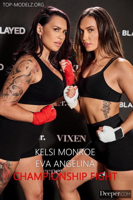 Kelsi Monroe, Eva Angelina - Championship Fight