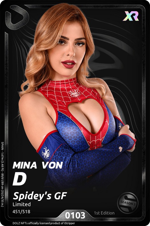 [iStripper] Mina Von D - Spidey's GF