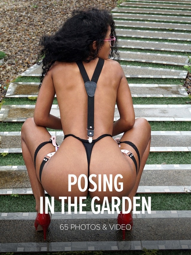 Mia Nix - Posing In The Garden